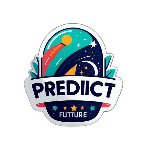 Polymarket Logo ve 'Geleceği Tahmin Et!' Sloganı