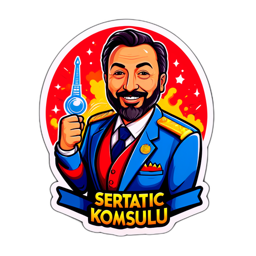 Keyifli Sertaç Komsuoğlu Sticker