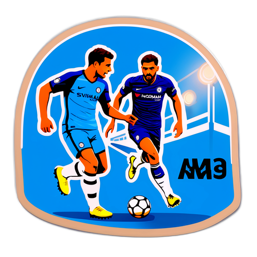 Wachezaji wawili wa Napoli na Chelsea wakicheza