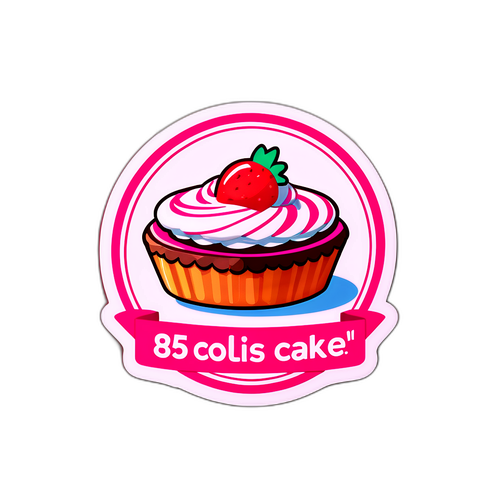 85°C 蛋糕貼紙