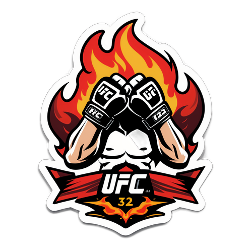 UFC 322 Kampsport Klistermærke