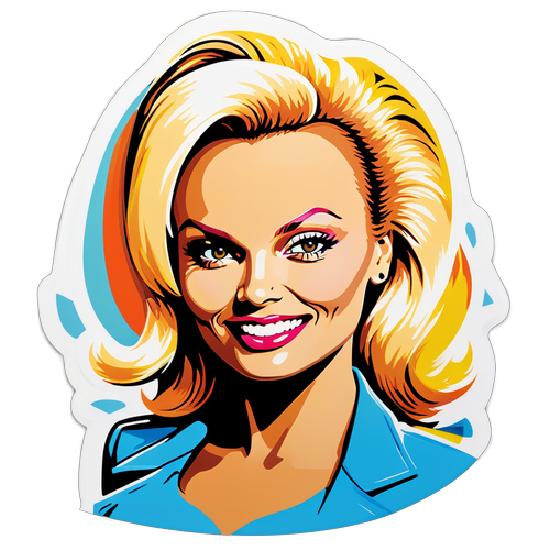 Pop Art Samolepka s Pamelou Anderson