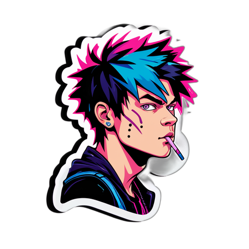 Abstraktní nálepka Yungblud