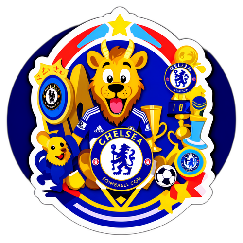 Sticker ya Chelsea ya Burudani