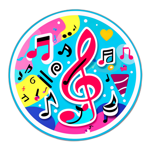 Musiksticker med Aqua's Ikoner