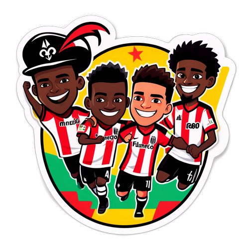 Stiker Kartun Hari Pertandingan