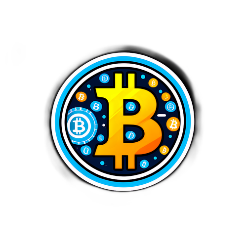 Graphique inspiré par Bitcoin et technologies futuristes