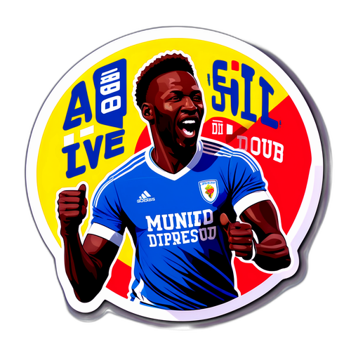 Adesivo Sportivo Colorato di Andy Diouf
