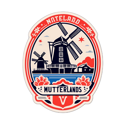 Sticker Vintage Belanda vs Malta