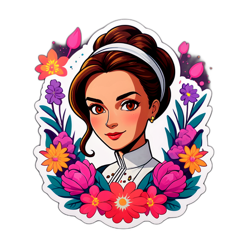 Nálepka Eva Decroix v elegantním stylu