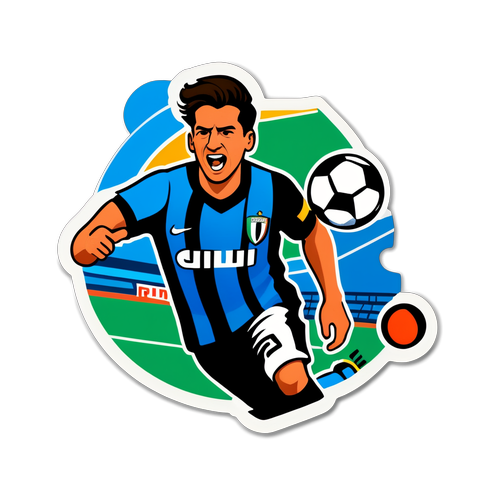 Stiker Bola Sepak Serie A yang Bergaya