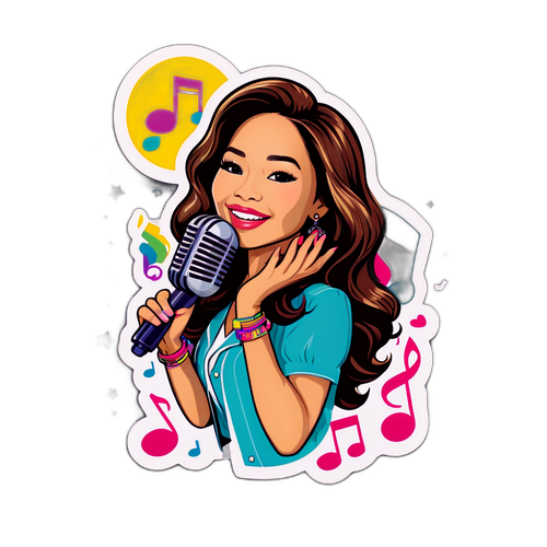 Retro-Inspired Sticker ni Jessica Sanchez