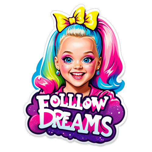 Otrolig Inspiration! JoJo Siwa Sticker som Får Dig att Följ Dina Drömmar!