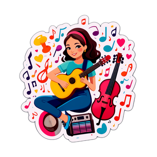 Sticker Musicale Paola Iezzi