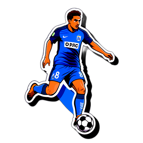 Φιλικός ποδοσφαιριστής σε δράση