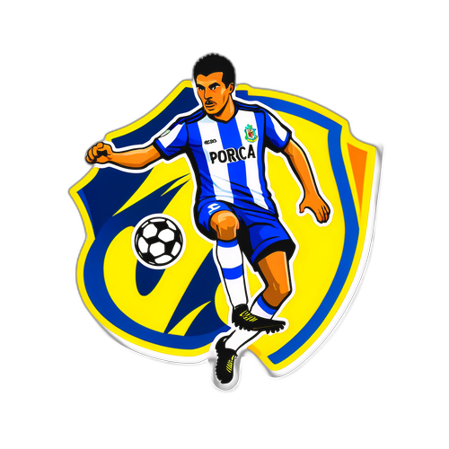 Sticker Pertandingan Bola Sepak Arouca vs Porto