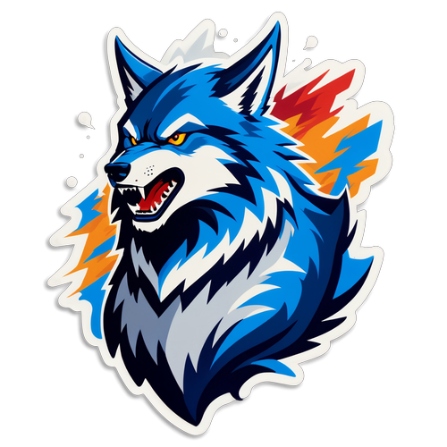 Thunder vs Timberwolves Sticker