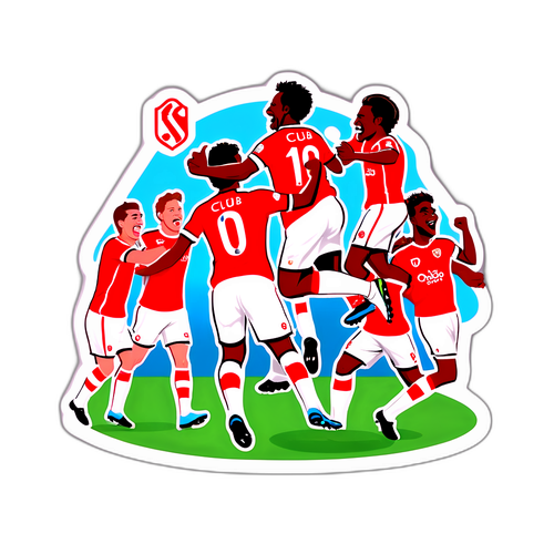 Wachezaji wa Klabu ya Athletic Wakisherehekea Goli Dhidi ya Sevilla