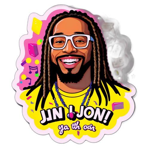 Fests sticker med Lil Jon