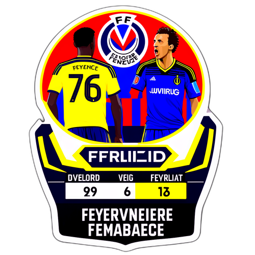 Sticker Pertemuan Feyenoord dan Fenerbahçe