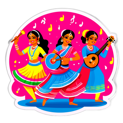 पारंपरिक भोजपुरी नृत्य दृश्य