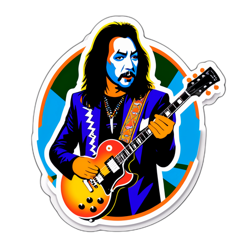 Retro-sticker af Ace Frehley