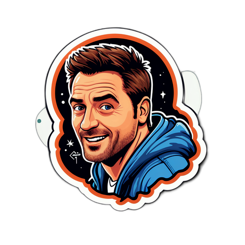 Sticker van Average Rob met grappige quote