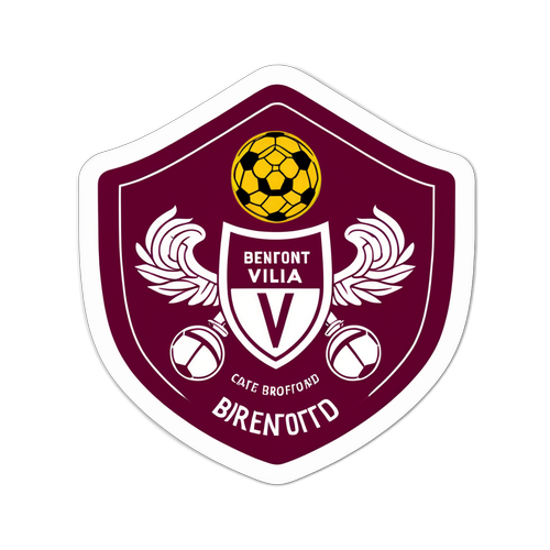 สติกเกอร์การแข่งขันฟุตบอล เบรนท์ฟอร์ด vs แอสตัน วิลล่า