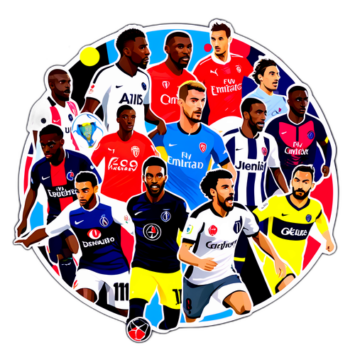 Sticker Merayakan Ligue 1