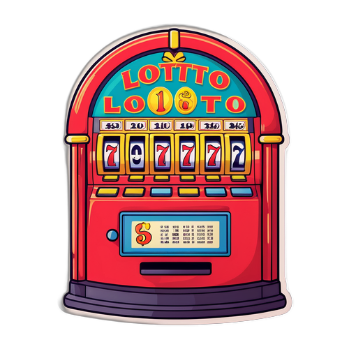 Vintage maszyna loteryjna