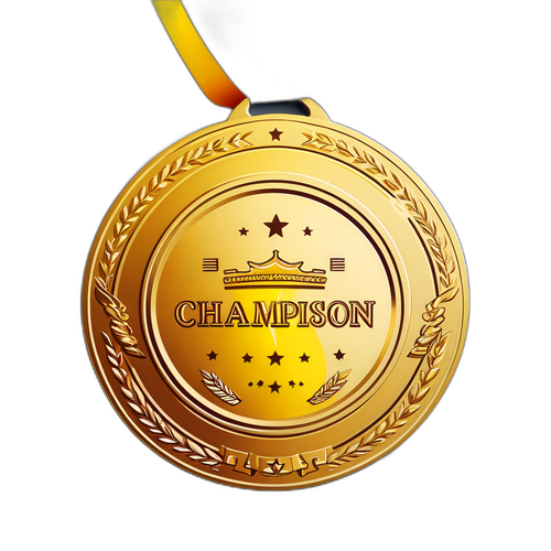 Gullmedalje med 'Champion Mindset'