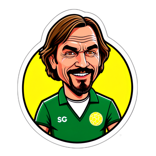 Karikatur av Daniel Farke