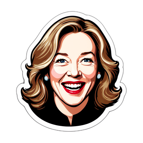 Sticker chân dung hài hước của Catherine O'Hara