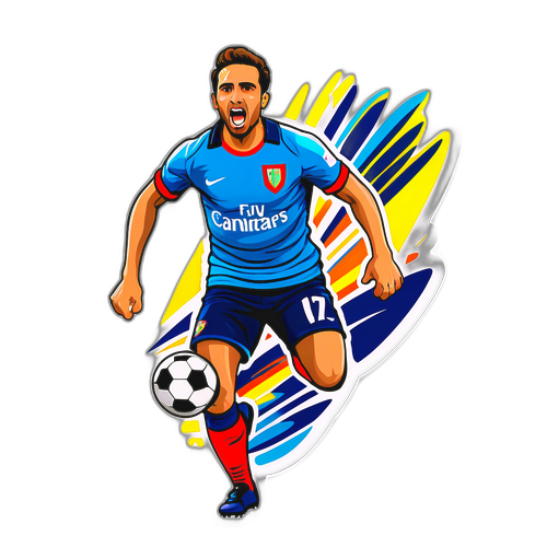 Эмоции победы: Альваро Каррерас на поле