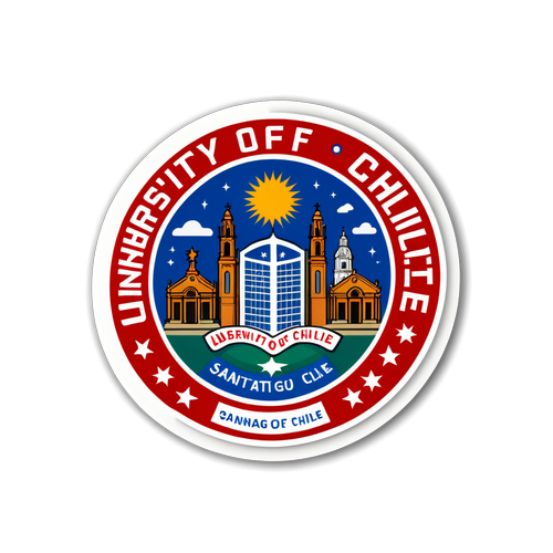 Adhesivo Universidad de Chile en Santiago