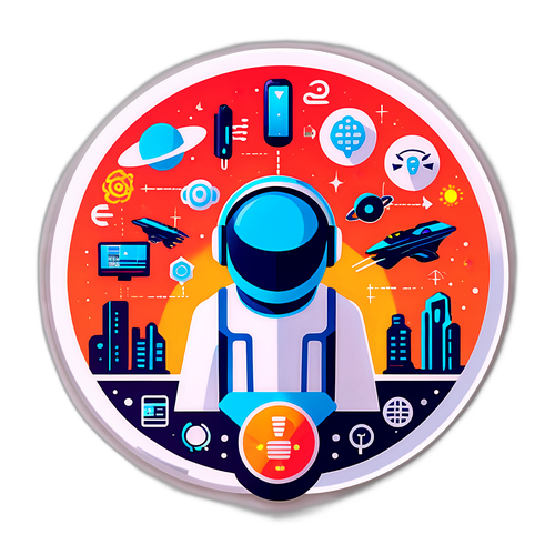 未来社会的插图