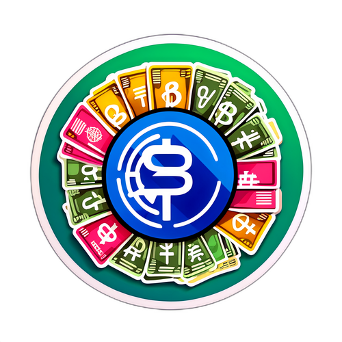 人民幣匯率貼紙設計