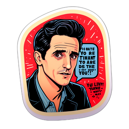 제임스 랜소네의 유명한 대사를 표현한 스티커