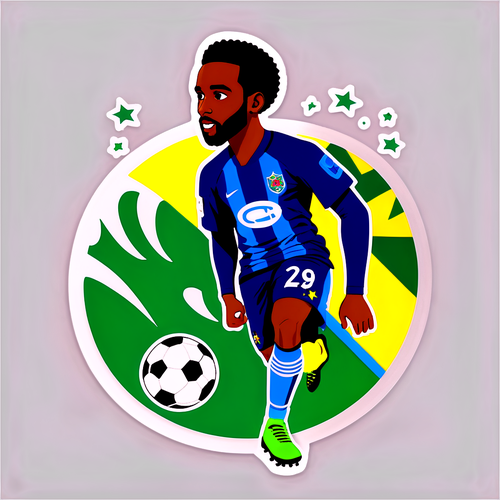 Cédric Bakambu Futbol Temalı Tasarım