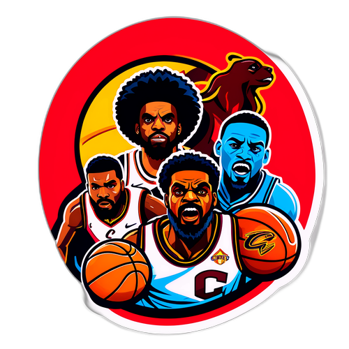 Cavaliers vs. Heat Rivalry Sticker