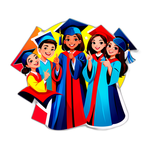 Sticker na Nagdiriwang ng Mga Resulta ng PRC