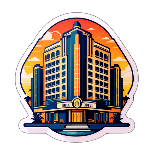 Stylowy hotel w stylu art deco