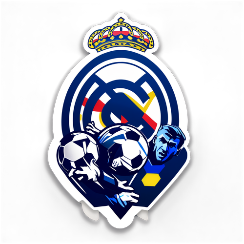 Real Madrid vs Osasuna: L'Adrenalina di una Partita Leggendaria! Silhouette e Emozioni nel Tuo Sticker!