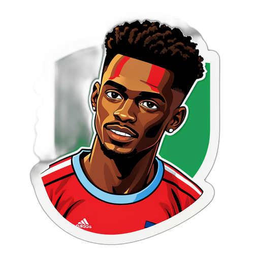 Alexander Isak portré a focipályán