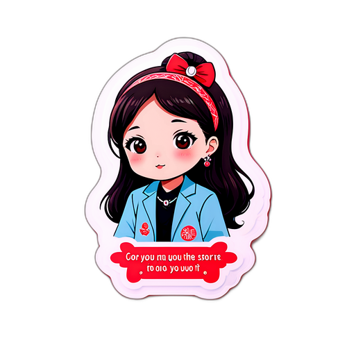 세영 쿄의 메시지가 담긴 스티커