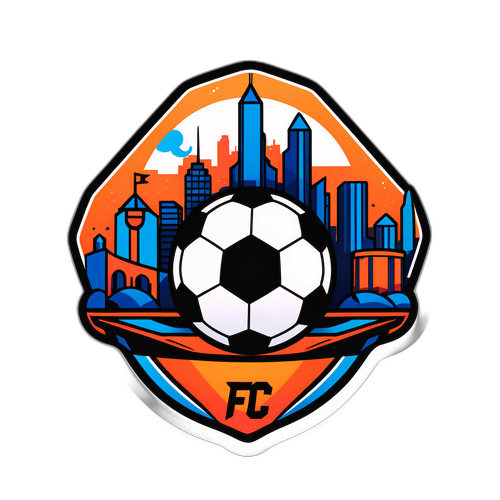 Stiker Ceria dengan Logo Forge FC