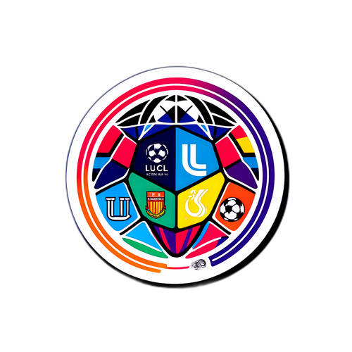 Stiker Logo UCL dengan Sentuhan Artistik Moden
