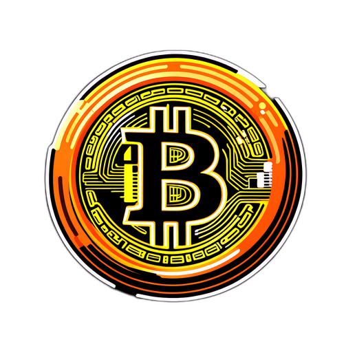 Логотип Bitcoin в цифровому гаманці