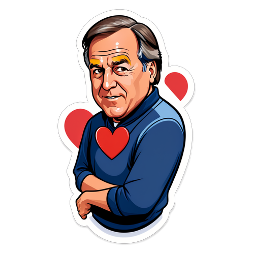 Romantic Bill Belichick Sticker