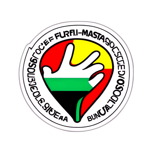 Sticker SOS Gaza vanuit België